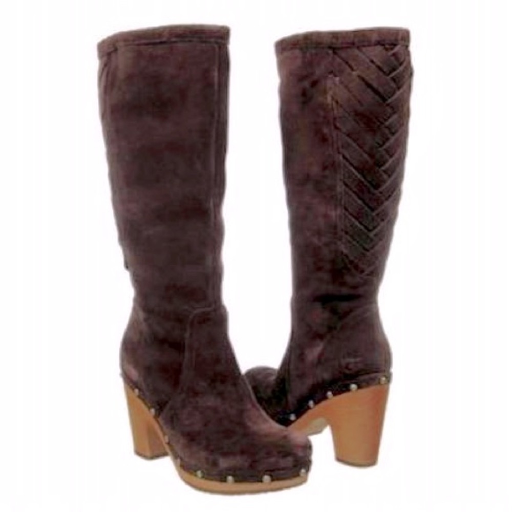 UGG “Rumer” Genuine Sheepskin Platform Heel Boot